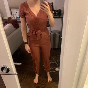 Abercrombie & Fitch tie-waist jumpsuit